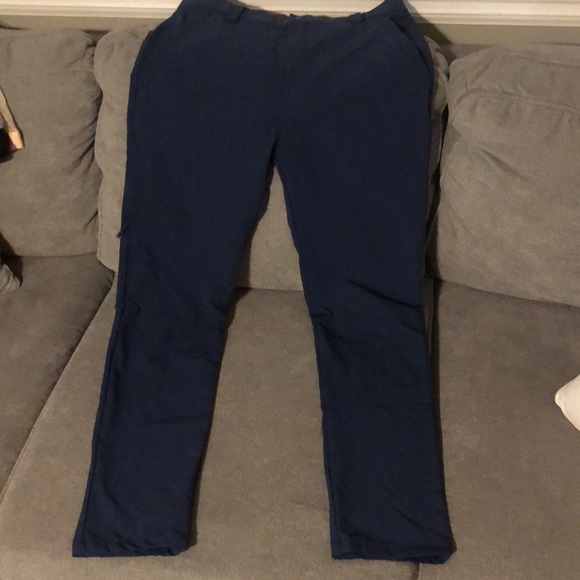 ZYIA ACTIVE MENS LARGE BLUE ATHLETIC HIKING OUTDOOR PANTS EUC - Picture 3 of 5